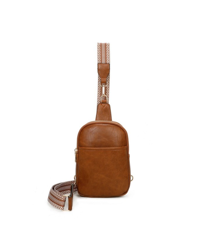 T11601 - bandolera de pecho de dos compartimentos