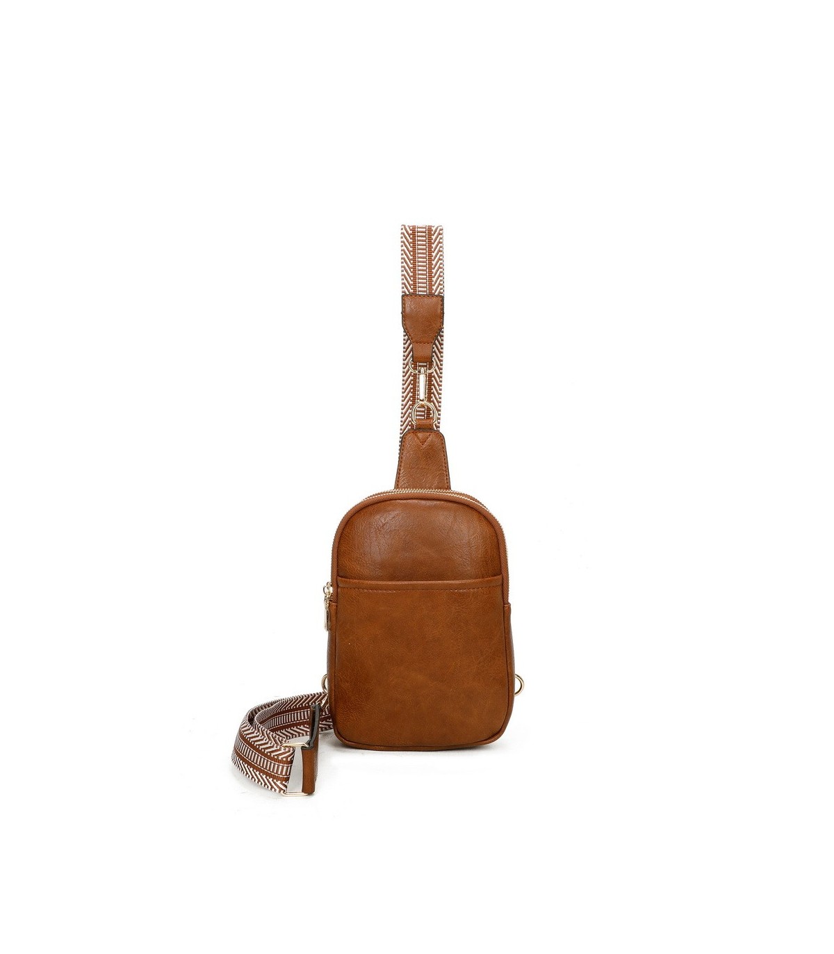 T11601 - bandolera de pecho de dos compartimentos