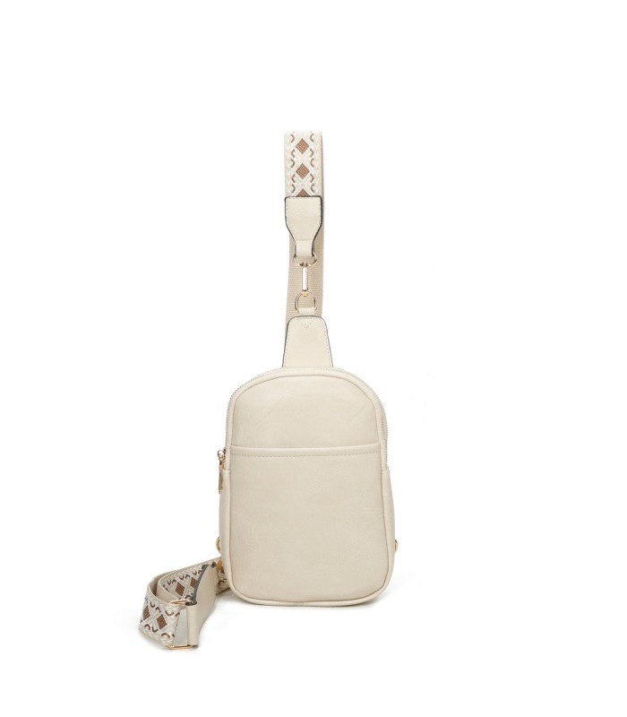 T11601 - bandolera de pecho de dos compartimentos