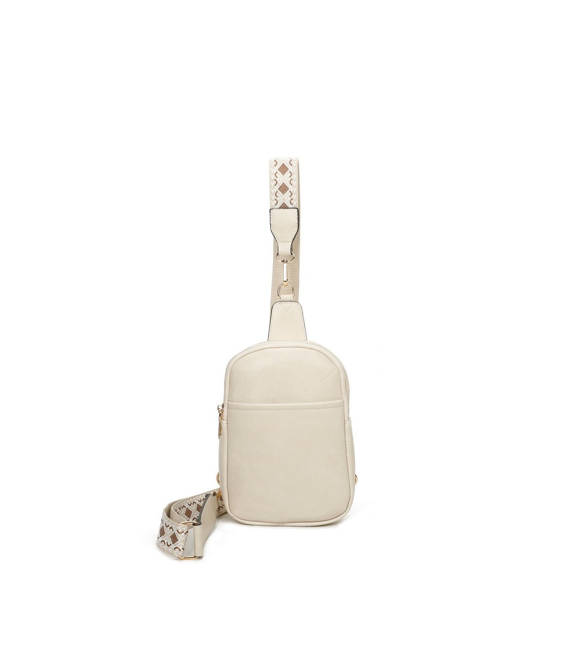 T11601 - bandolera de pecho de dos compartimentos