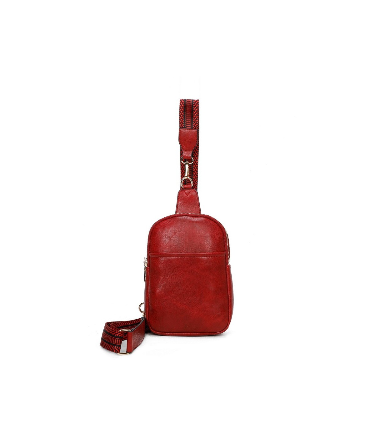 T11601 - bandolera de pecho de dos compartimentos