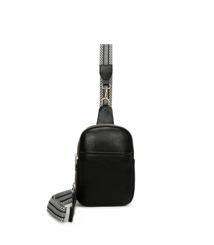 T11601 - bandolera de pecho de dos compartimentos