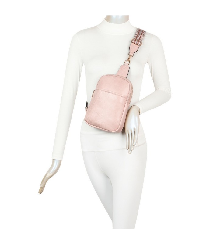 T11601 - bandolera de pecho de dos compartimentos