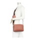 T11553 - Bolso bandolera con bolsillo de monedero del mismo color