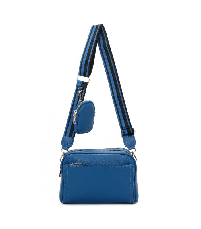 T11553 - Bolso bandolera con bolsillo de monedero del mismo color