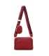 T11553 - Bolso bandolera con bolsillo de monedero del mismo color