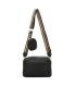 T11553 - Bolso bandolera con bolsillo de monedero del mismo color