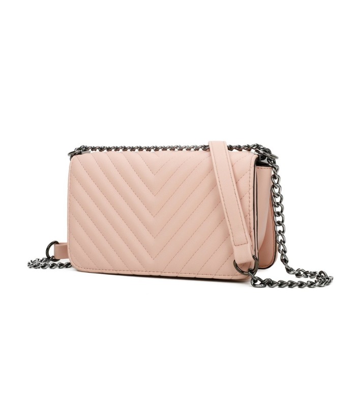 T11394 - Bandolera para mujer de herraje negro