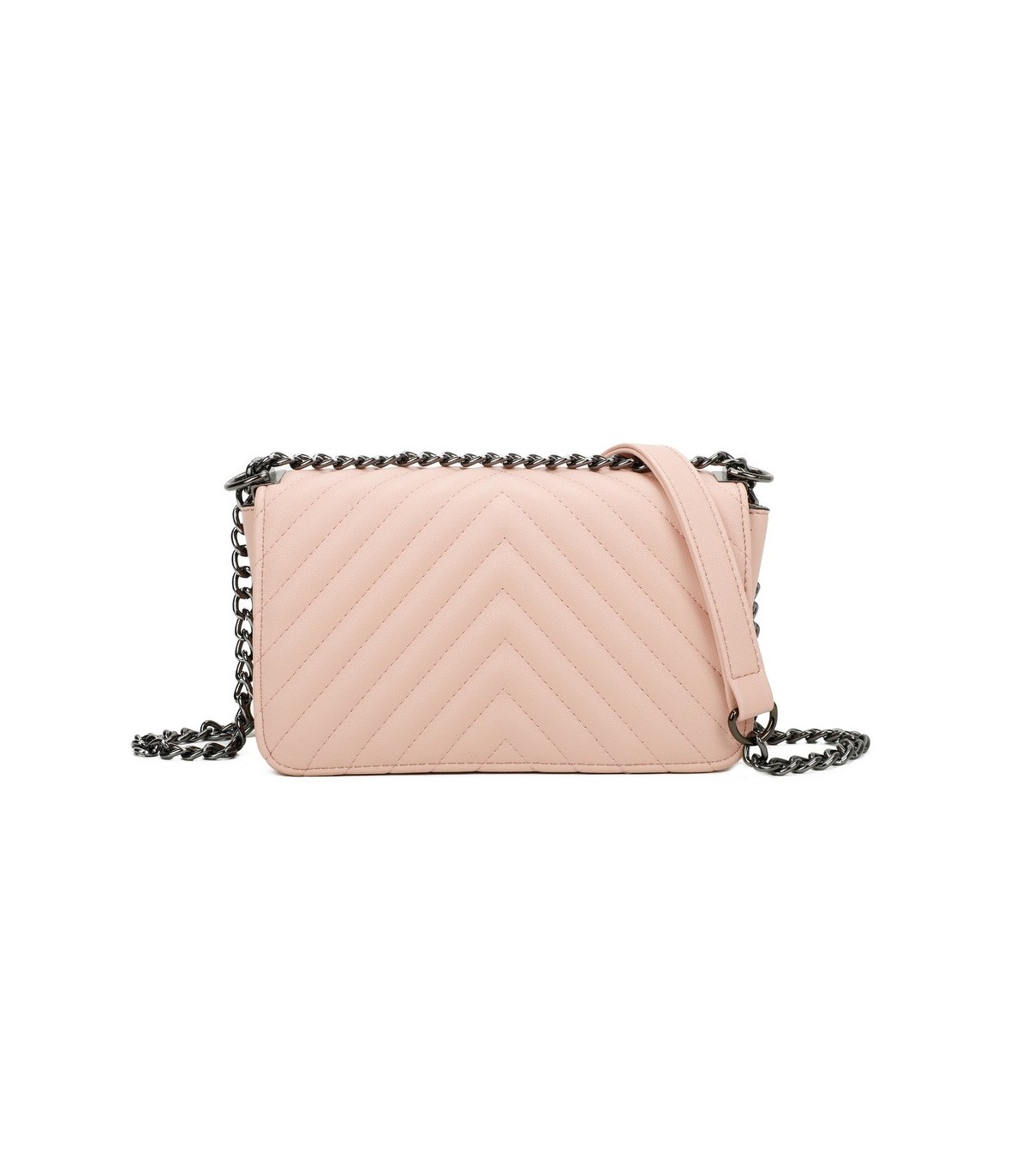 T11394 - Bandolera para mujer de herraje negro