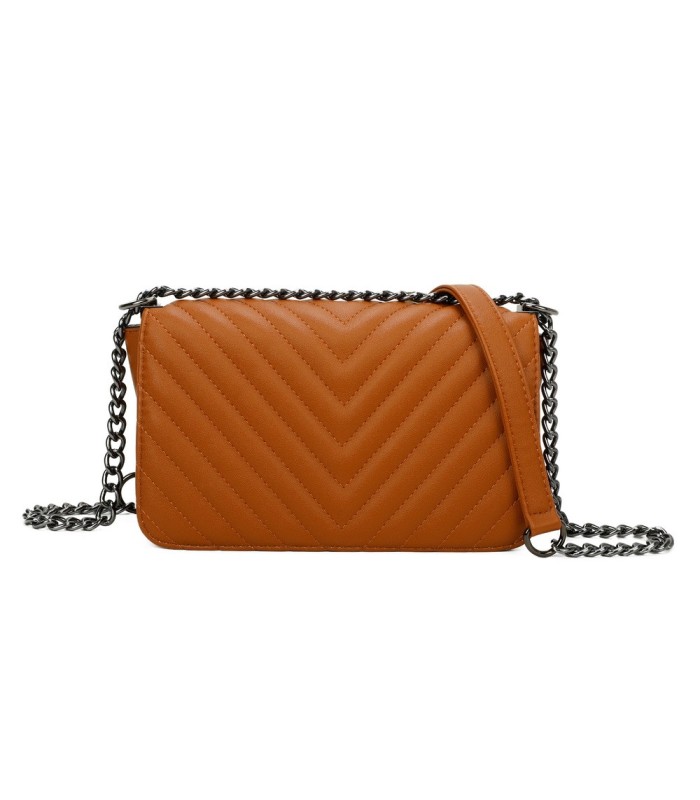 T11394 - Bandolera para mujer de herraje negro