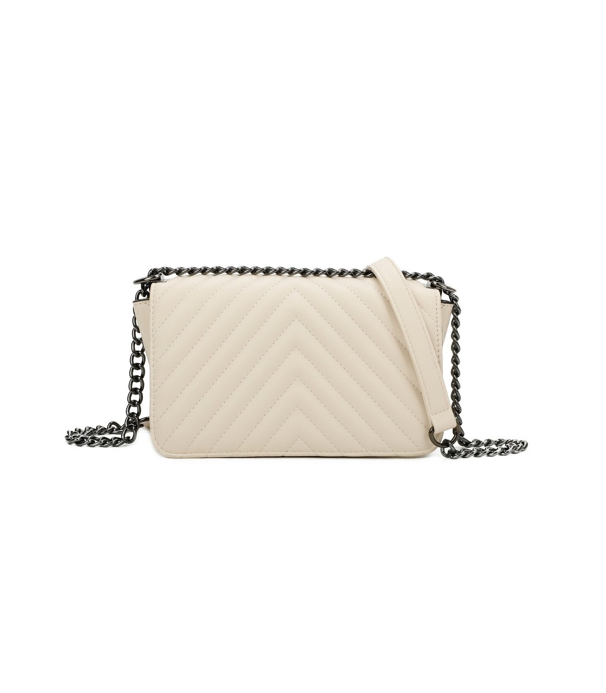 T11394 - Bandolera para mujer de herraje negro