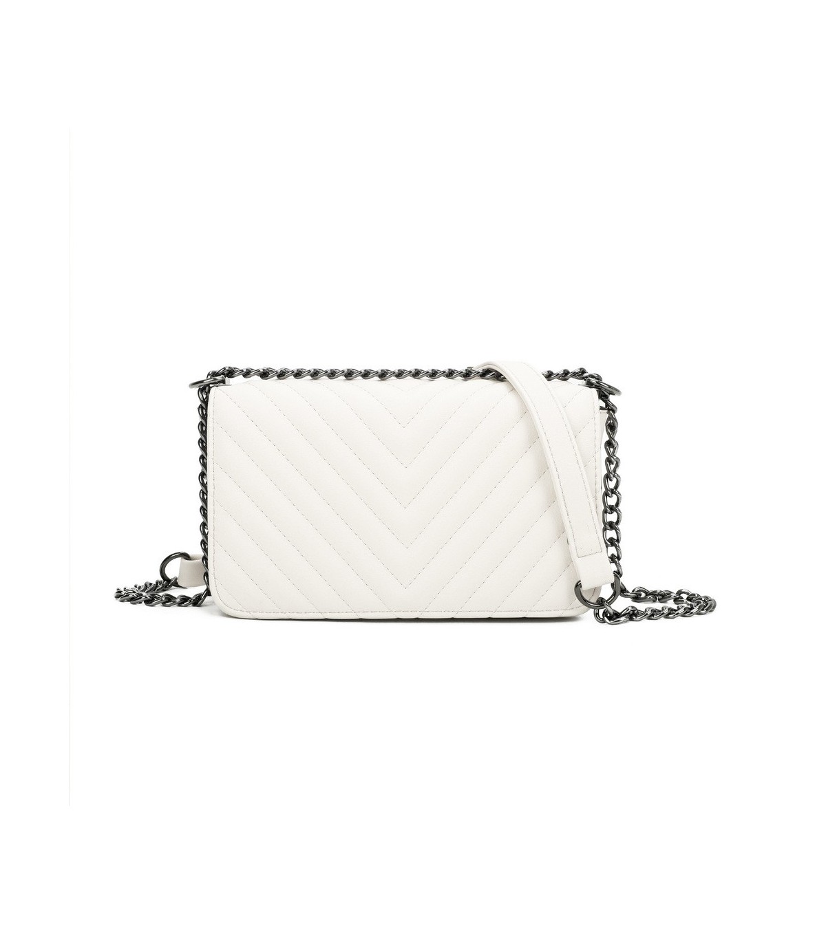 T11394 - Bandolera para mujer de herraje negro