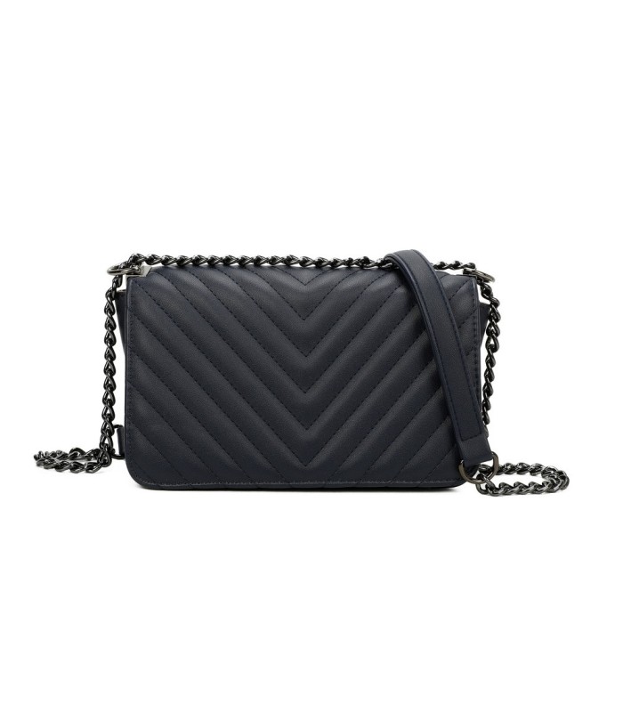 T11394 - Bandolera para mujer de herraje negro