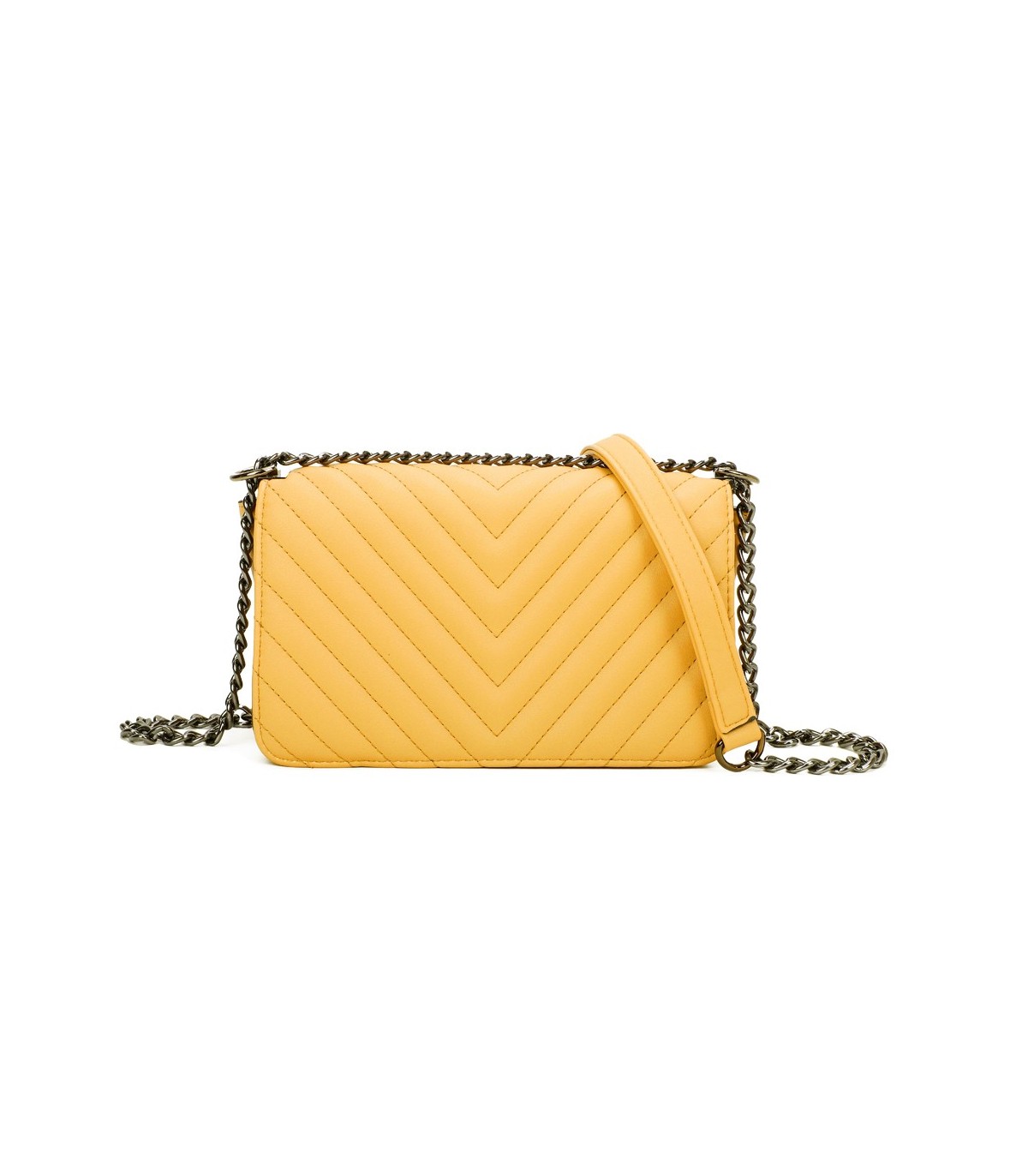 T11394 - Bandolera para mujer de herraje negro
