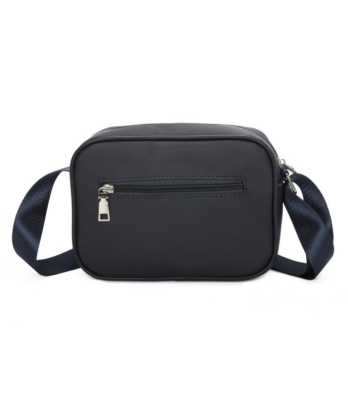 T11680 - Bolso bandolera rectangular con bolsillo de cierre de cremallera