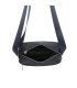 T11680 - Bolso bandolera rectangular con bolsillo de cierre de cremallera