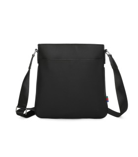 T11681 - Bolso bandolera cuadrado con bolsillo de cierre de cremallera