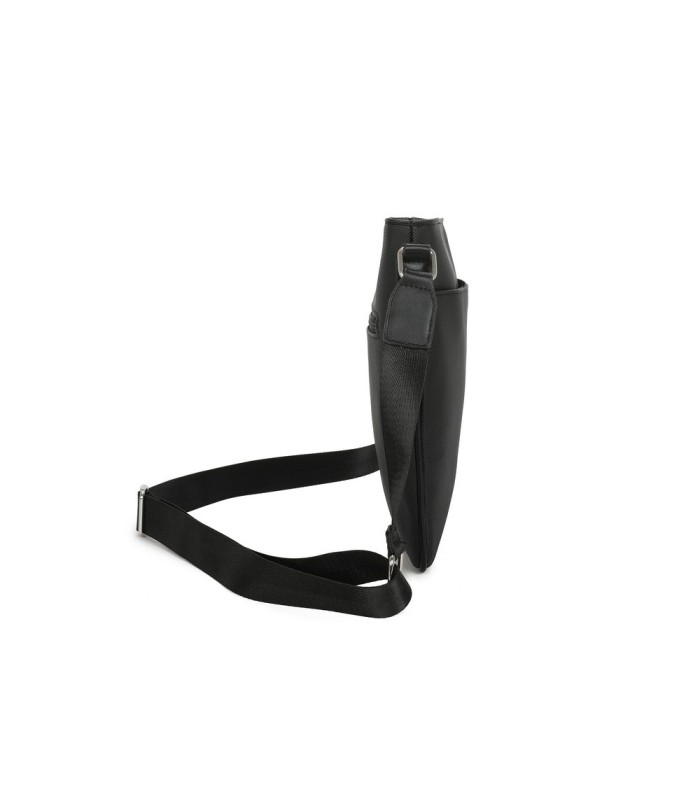 T11681 - Bolso bandolera cuadrado con bolsillo de cierre de cremallera