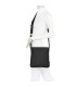 T11681 - Bolso bandolera cuadrado con bolsillo de cierre de cremallera