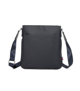 T11681 - Bolso bandolera cuadrado con bolsillo de cierre de cremallera