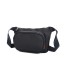 T11686 - Bolso bandolera riñonera con dos compartimentos de cremallera