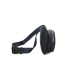 T11686 - Bolso bandolera riñonera con dos compartimentos de cremallera