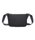 T11686 - Bolso bandolera riñonera con dos compartimentos de cremallera