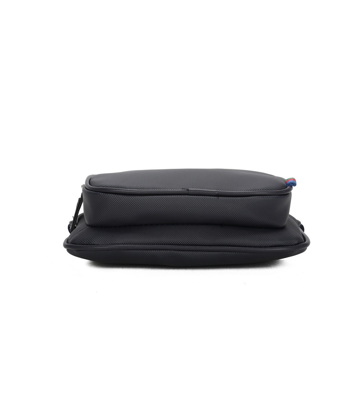 T11686 - Bolso bandolera riñonera con dos compartimentos de cremallera