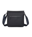 T11689 - Bolso cuadrado con bandolera y bolsillo frontal