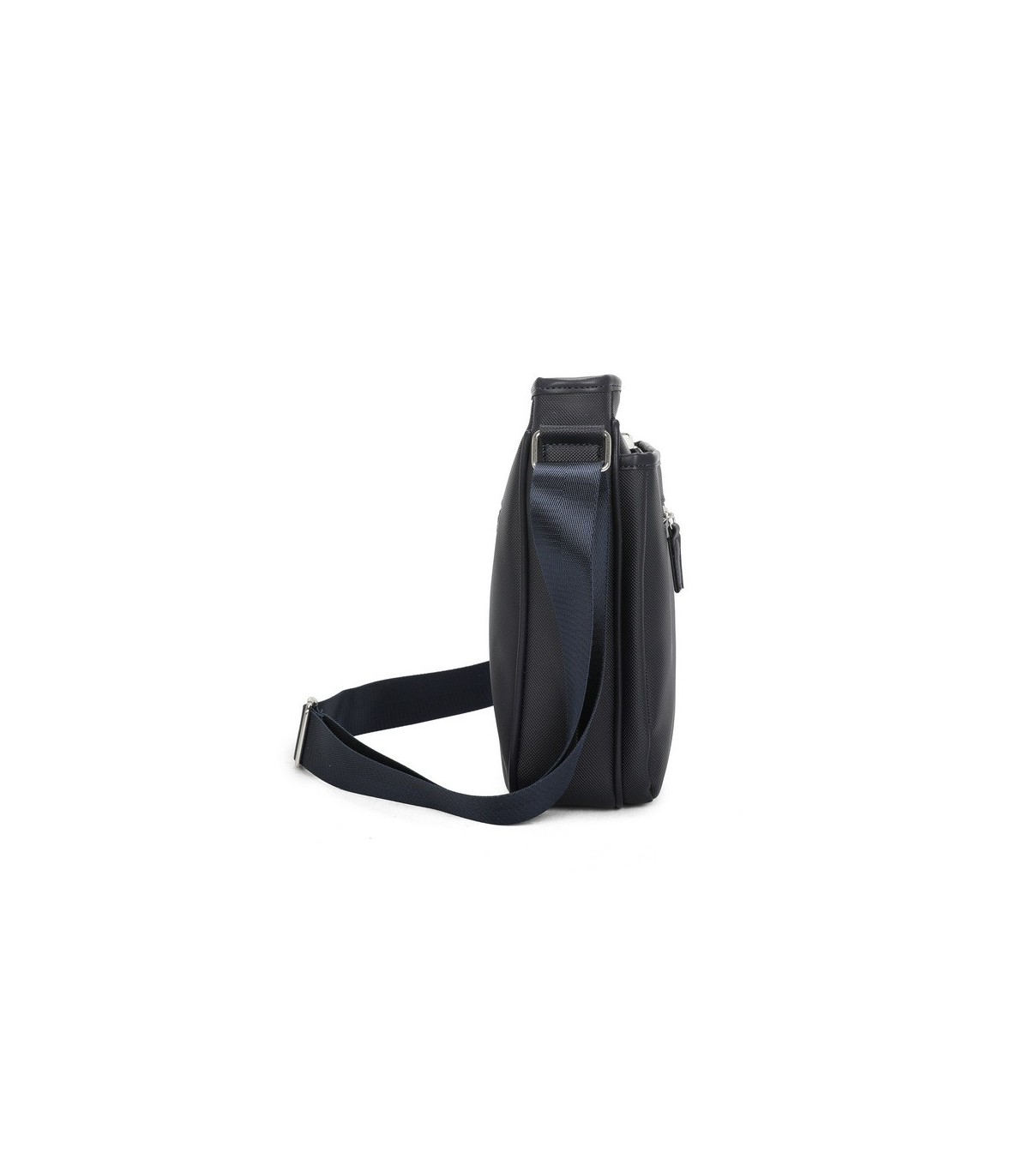T11689 - Bolso cuadrado con bandolera y bolsillo frontal