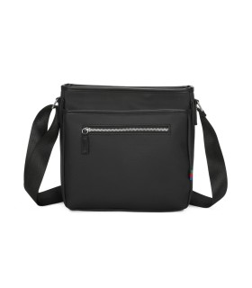 T11689 - Bolso cuadrado con bandolera y bolsillo frontal
