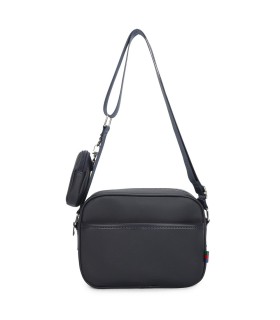 T11691 - Bolso con monedero y bolsillo frontal de cremallera