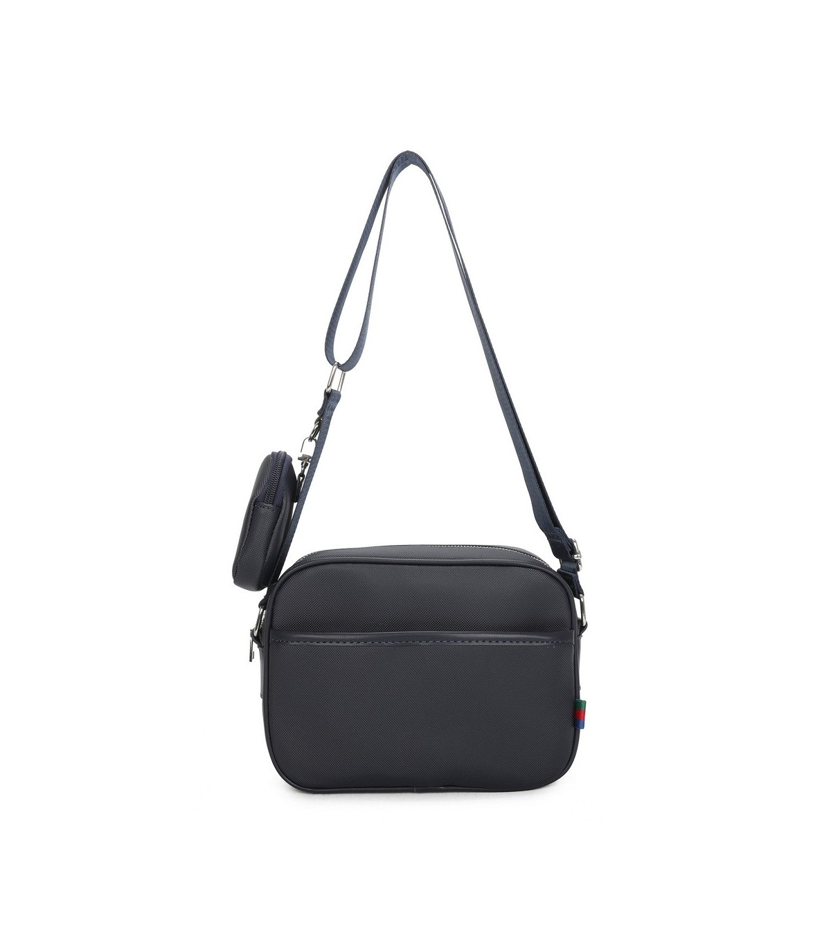 T11691 - Bolso con monedero y bolsillo frontal de cremallera