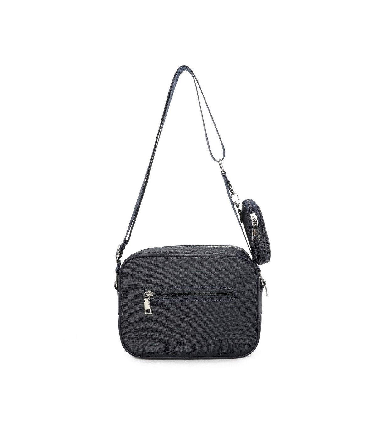T11691 - Bolso con monedero y bolsillo frontal de cremallera