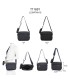 T11691 - Bolso con monedero y bolsillo frontal de cremallera