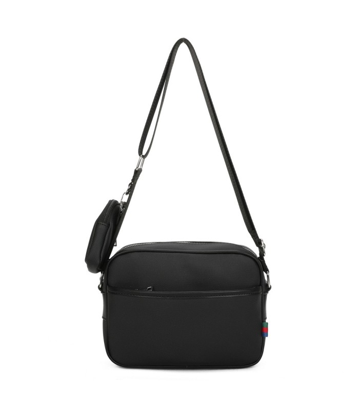 T11691 - Bolso con monedero y bolsillo frontal de cremallera