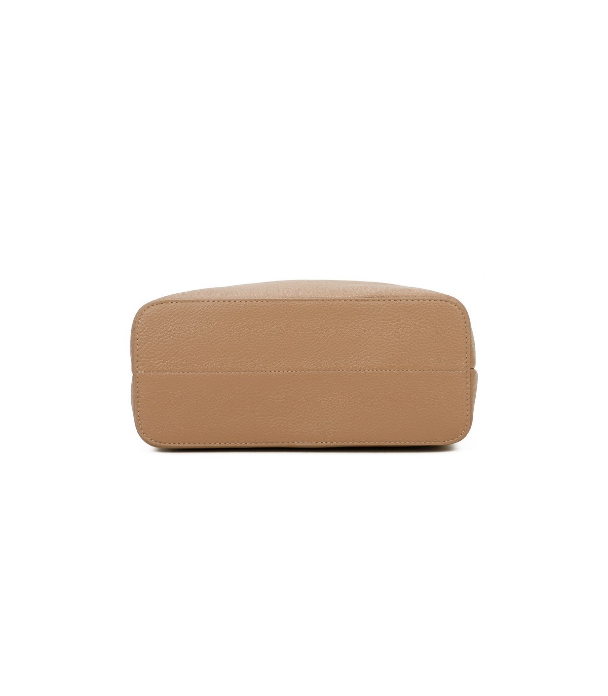 T11699 - Bolso con pompón y asa para bandolera de tres compartimentos