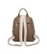 T11698 - Mochila con borla de color espaciosa con un compartimento y cremallera