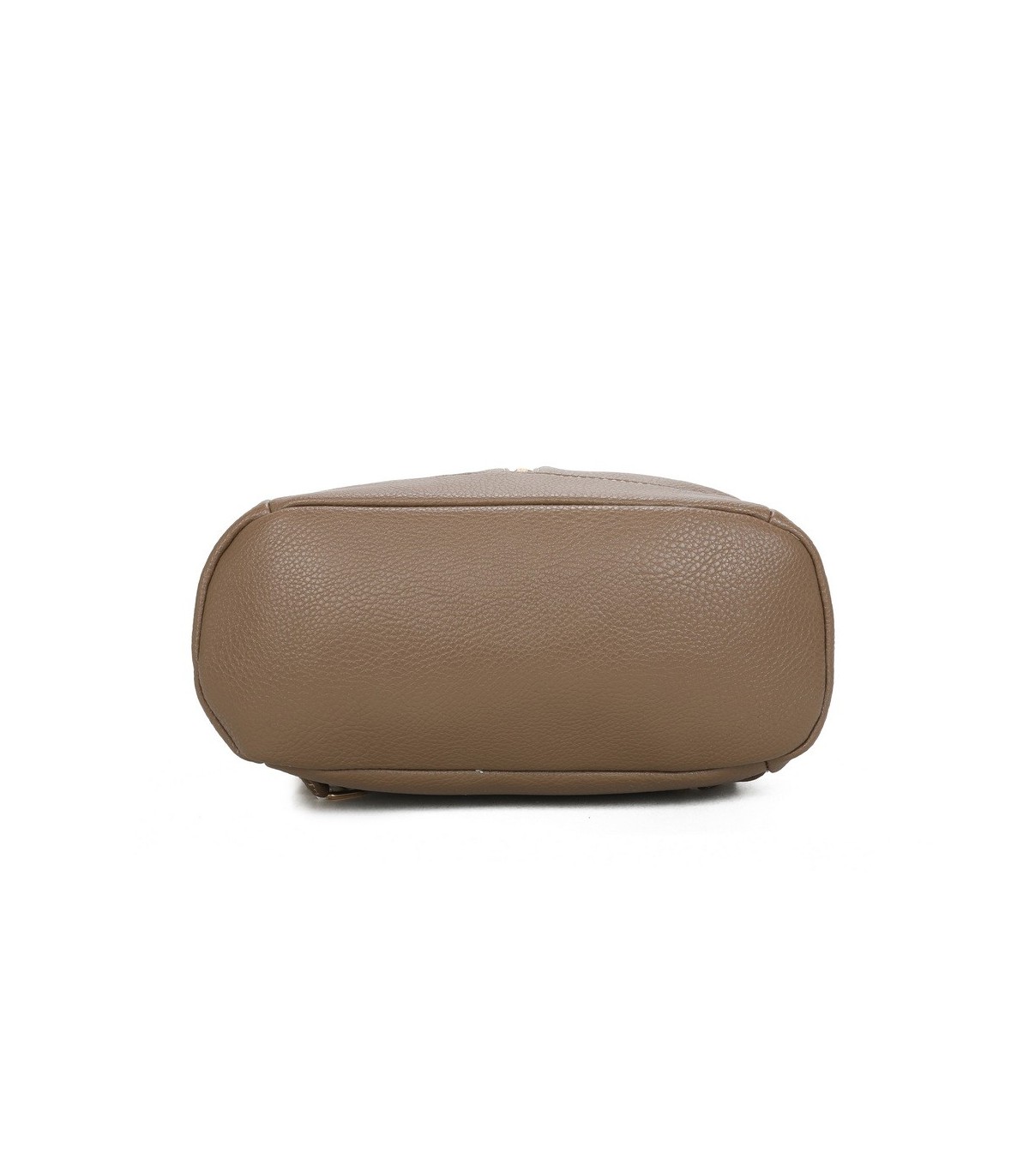 T11698 - Mochila con borla de color espaciosa con un compartimento y cremallera