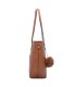 T10727 - Bolso de hombro con borla a juego y mandala bordado