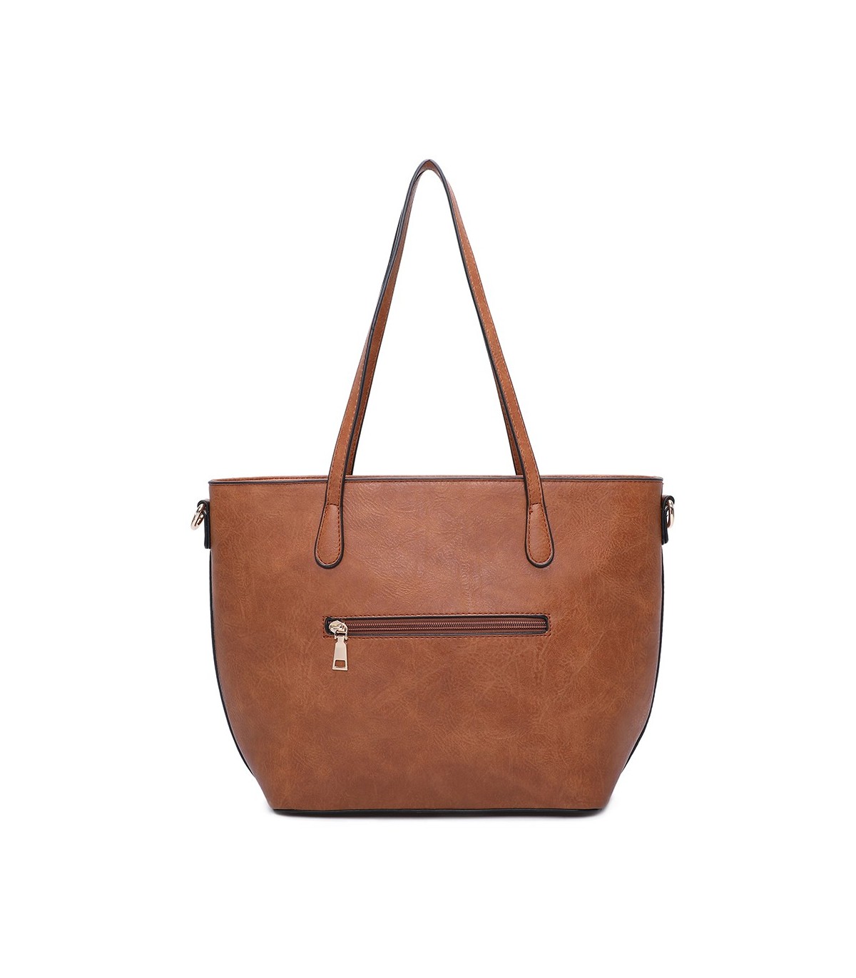 T10727 - Bolso de hombro con borla a juego y mandala bordado