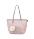 T10727 - Bolso de hombro con borla a juego y mandala bordado