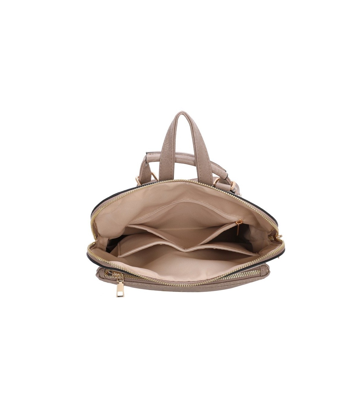 T11514 - Mochila con bordado para mujer con adoro a juego