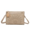 T11516 - Bolso para mujer con motivo bordado tamaño rectangular