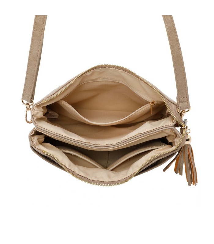 T11516 - Bolso para mujer con motivo bordado tamaño rectangular