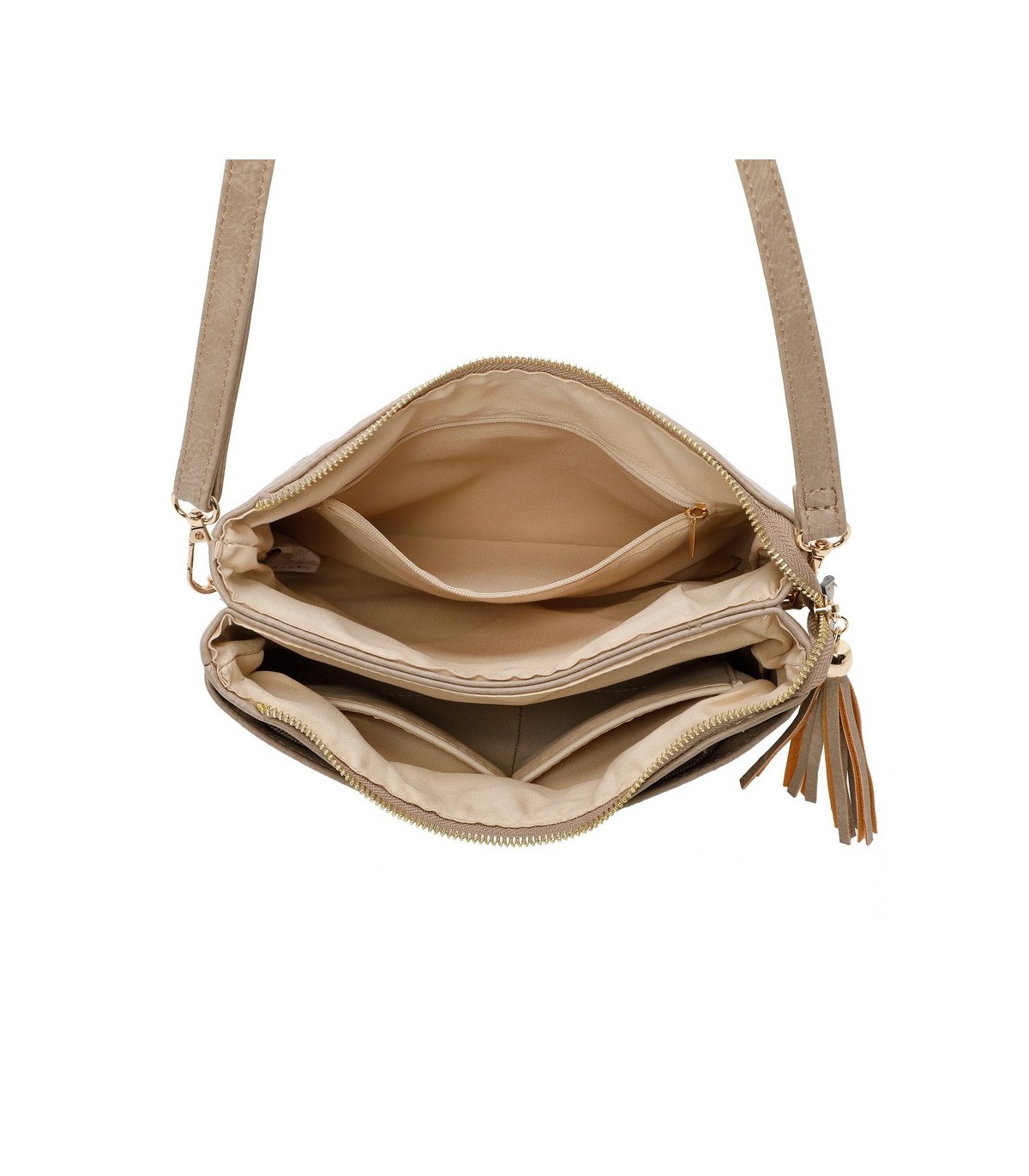 T11516 - Bolso para mujer con motivo bordado tamaño rectangular