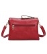 T11519 - Bolso con triple compartimento de para mujer con bordado de un sol