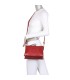 T11519 - Bolso con triple compartimento de para mujer con bordado de un sol