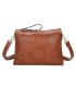T11519 - Bolso con triple compartimento de para mujer con bordado de un sol