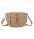 T11675 - Bolso estilo riñonera con bolsillo frontal con borla